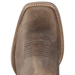 Ariat Men's Sport Wide Square Toe Distressed Brown