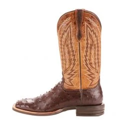 MENS Ariat Relentless Platinum Western Boot Ostrich Boot