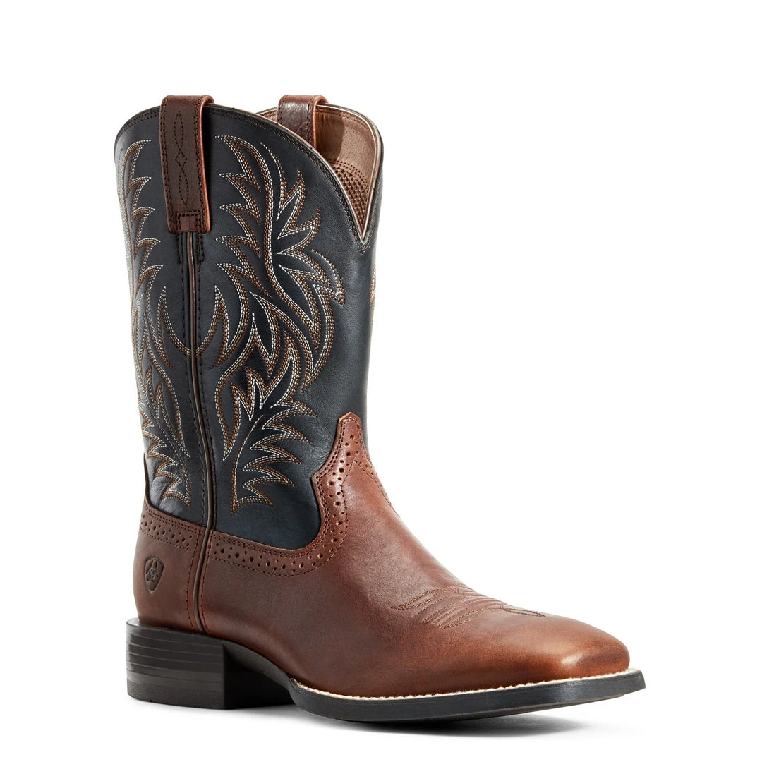 Ariat Men's Sport Wide Square Toe Western Boot Ariat Men's Sport Wide Square Toe Western Boot