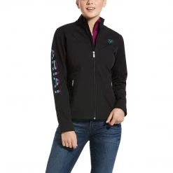 Ariat WOMENS Women's New Team Softshell Black/Serape Jacket