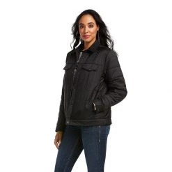 Ariat Ladies R.E.A.L Puffer Trucker Jacket
