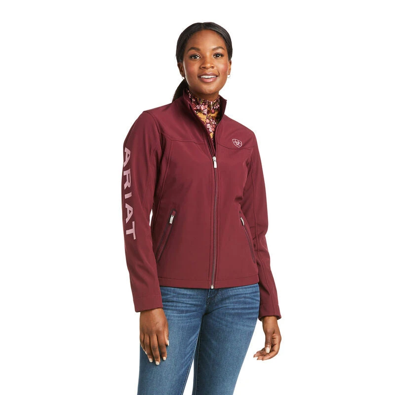 Ariat Women's New Team Softshell Windsor Wine Jacket Ariat Women's New Team Softshell Windsor Wine Jacket