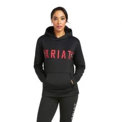 Ariat Ladies Logo TEK Black Hoodie