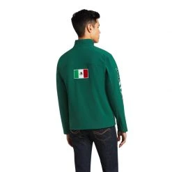 Ariat Men's New Team Soft Shell Mexico Jacket Green