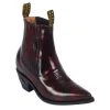 El General Men's Pointed Toe Western Ankle Boot MENS