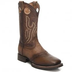 Cuadra Men's Volcano Brown Square Toe Boots MENS