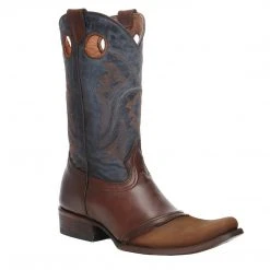 Cuadra Men's Desert Navy Tonka Semi Square Toe Boots