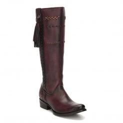 Cuadra Ladies Wax Wine Tall Boots Res Volturno - 1X2XCS WOMENS