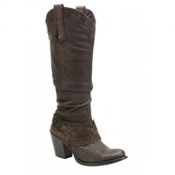 Cuadra Women's Lizard Rustic Finish Boot WOMENS