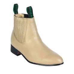 La Barca Men's Hueso Leather Botin Charro MENS