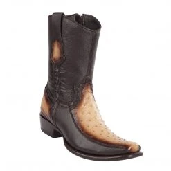 Wild West Boots - Men's Ostrich Dubai Short Boot MENS