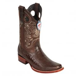 Wild West Boots MENS Ostrich Leg Wild Rodeo Toe