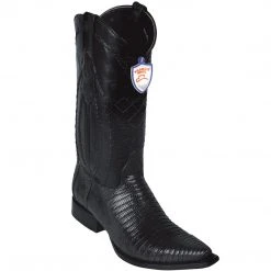 Wild West Boots Men's Lizard Snip Toe Cowboy Boots