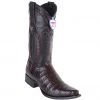Wild West Boots Men's Caiman Belly Western Snip Toe MENS