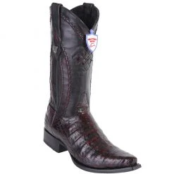 Wild West Boots Men's Caiman Belly Western Snip Toe MENS
