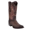 MENS Wild West Boots Shark Cowboy Snip Toe Boots