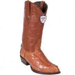 Wild West Boots MENS Men's Caiman Tail Cowboy Boots J Toe