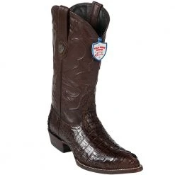 Wild West Boots MENS Men's Caiman Tail Cowboy Boots J Toe