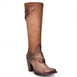 Cuadra Wax Taupe Tall Boot WOMENS