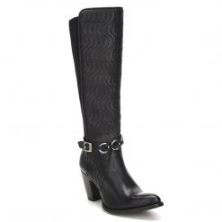 WOMENS Cuadra Ladies Res Volturno Black Tall Boot