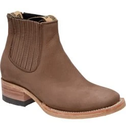 White Diamonds Kid Rodeo Ankle Charro Boot