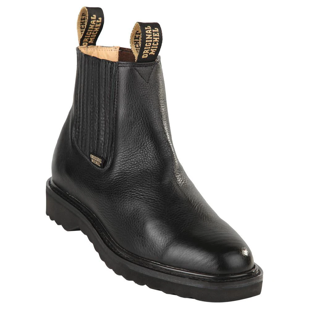 Original Michel Short Ankle Pull On Work Boots Soft Toe - Grisly Original Michel Short Ankle Pull On Work Boots Soft Toe - Grisly