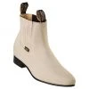 Original Michel Winter-White Suede Botin Charro MENS