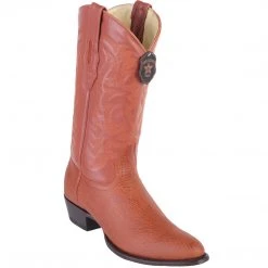 Los Altos Boots MENS Los Altos Shark R-Toe Cognac Cowboy Boots