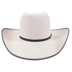 Cuernos Chuecos Silver Belly Brick Crown Felt Hat MENS