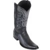 Los Altos Boots Los Altos Men's Grisly European Toe Cowboy Boots - Black MENS
