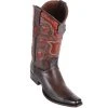 Los Altos Boots Los Altos Men's Grisly European Toe Cowboy Boots - Faded Brown