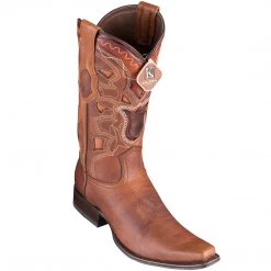 Los Altos Boots Los Altos Men's Rage European Toe Cowboy Boots - Walnut