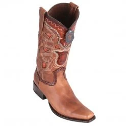 Los Altos Boots Los Altos Men's Rage European Toe Cowboy Boots - Honey MENS