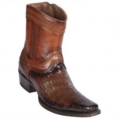Los Altos Boots Los Altos Caiman Belly Mens European Square Toe Boots