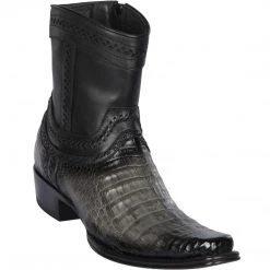 Los Altos Boots Los Altos Caiman Belly Mens European Square Toe Boots