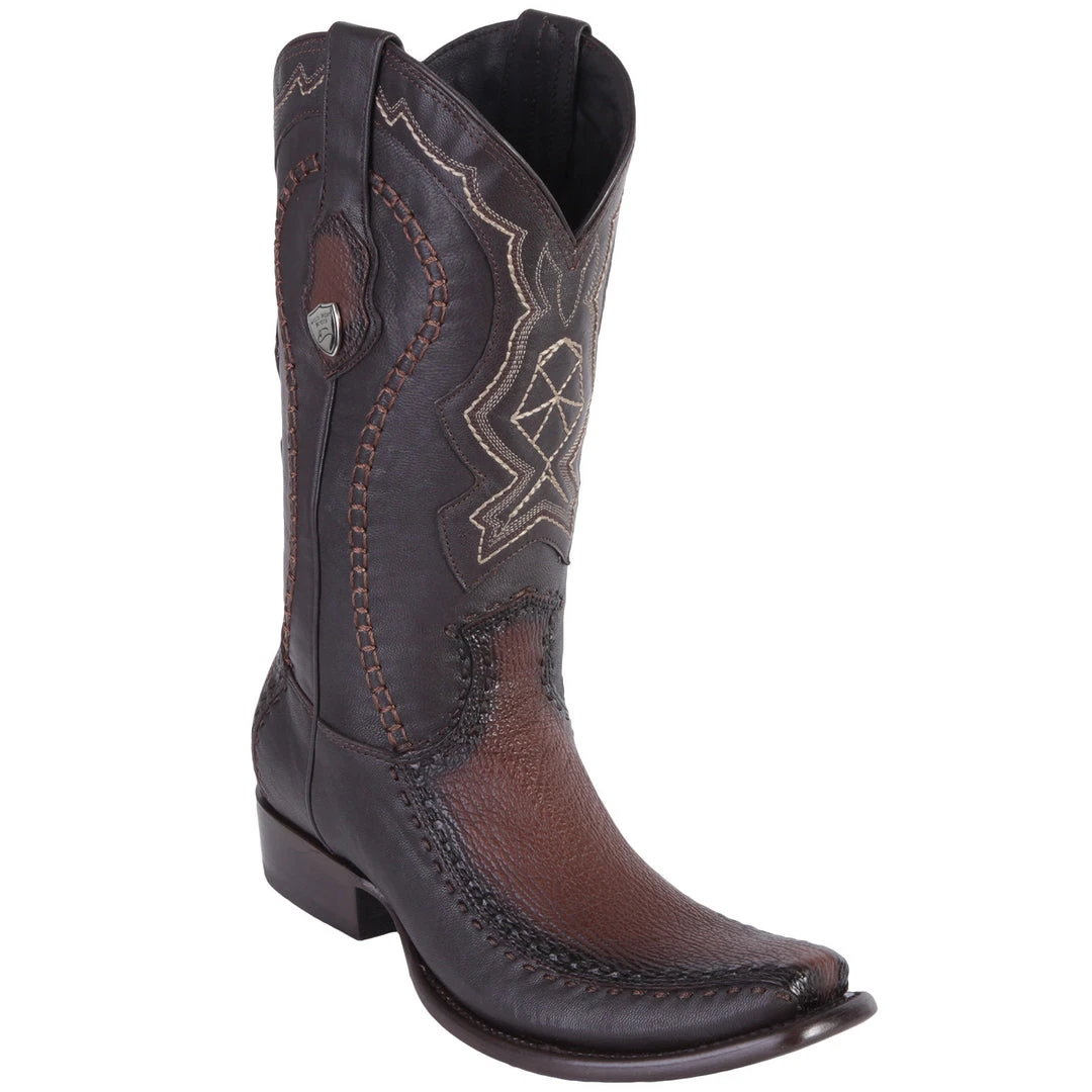 Wild West Boots Wild West Men's Stitched Shark Dubai Toe Boots Wild West Boots Wild West Men's Stitched Shark Dubai Toe Boots