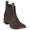Los Altos Boots Men's Botin Charro Square Toe Boots - Brown MENS