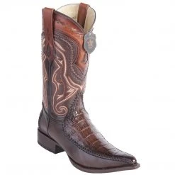 Los Altos Boots MENS Los Altos Boost Men's Caiman Belly 3x Pointed Toe