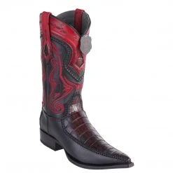 Los Altos Boots MENS Los Altos Boost Men's Caiman Belly 3x Pointed Toe