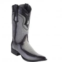 Los Altos Boots MENS Los Altos Boost Men's Caiman Belly 3x Pointed Toe