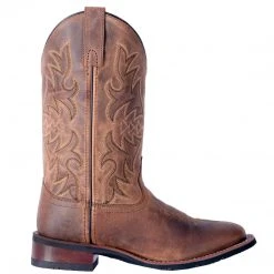Laredo Ladies Anita Wide Square Toe Cowgirl Boots WOMENS