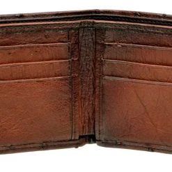 Cuadra Flame Honey Ostrich Wallet