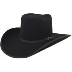 Cuernos Chuecos 6x Black Bull Rider Felt Hat MENS