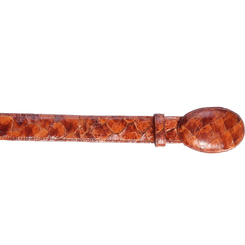 Los Altos Boots Men's Western Pirarucu Fish Belt MENS Los Altos Boots Men's Western Pirarucu Fish Belt MENS