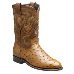 Cuadra Men's Roper Ostrich Boots C3AVA1