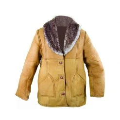 White Diamonds MENS Men's Leather Marlboro Shearling Leather Jacket