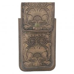 Tombstone Leather Tooled Floral Cell Phone Case ACCESSORIES