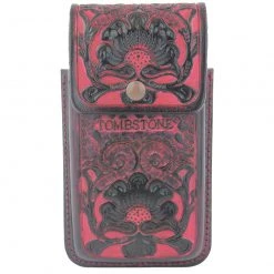 Tombstone Leather Tooled Floral Cell Phone Case ACCESSORIES