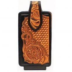 ACCESSORIES Nacona Leather Tooled Floral Cell Phone Case