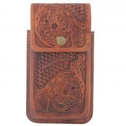 Tombstone Leather Tooled Floral Cell Phone Case ACCESSORIES